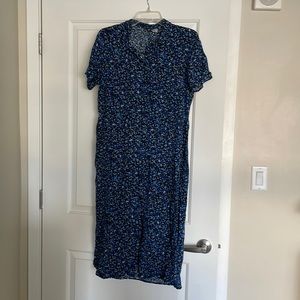 H&M Divided Flower Button Up Dress